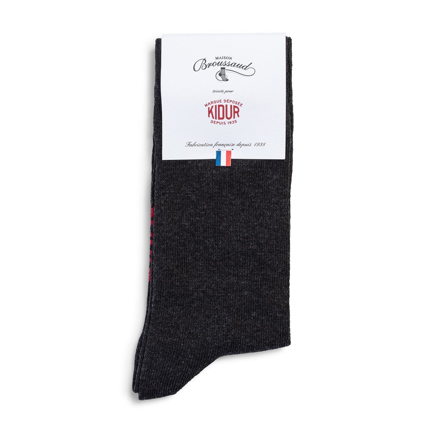 Kidur x Maison Broussaud - chaussettes charbon